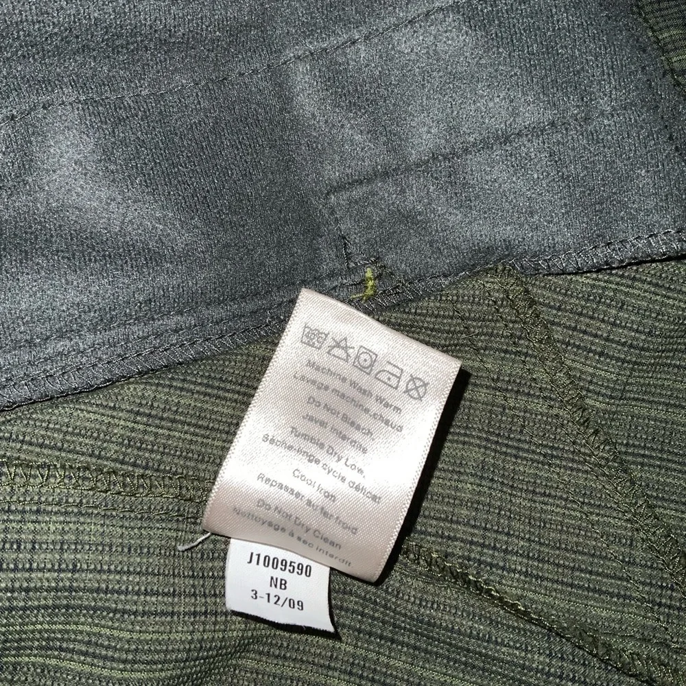 Merrell Dark Green Plaid Lightweight Jacket, Sz XL